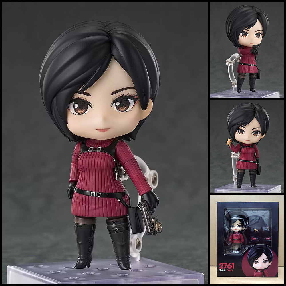 ResidentEvil Anime Figure Set #2761 #2337 - Ada Wong & Leon S. Kennedy, Swappable Faces Movable Join