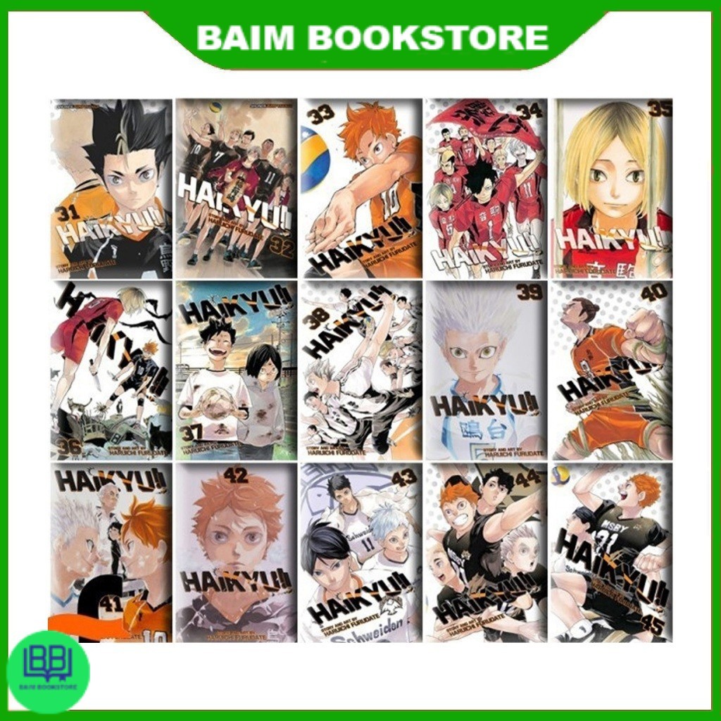 Haikyuu manga vol.1-45 (English)