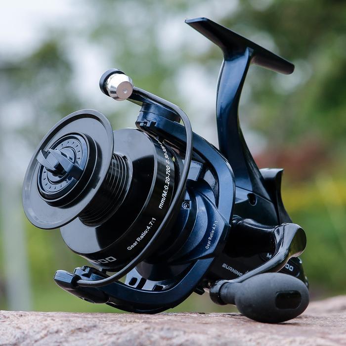 Sougayilang ukuran 7000 Reel Pancing 14kg 13+1BB Rill Pancing Spinning Reel Big Size Memancing Di La