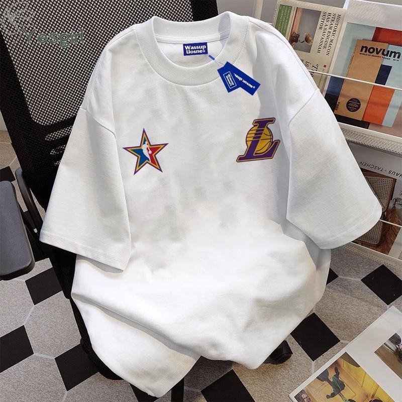 Baju Kaos Unisex Couple Logo Mewah dalam Desain Gaya Fashion OOTD Hits Pacar Baju Viral dan Nyaman