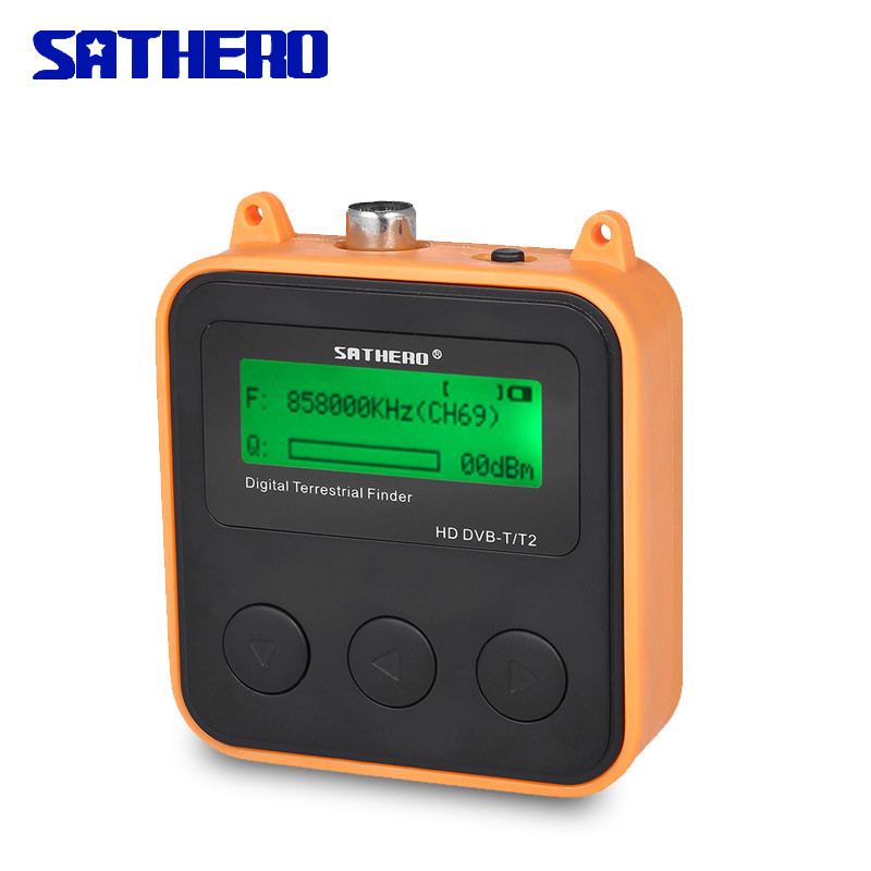 Sathero SH-110HD Support DVB-T/T2/C DVB-T DVB T2 DVB-C  TV Signal Finder gital terrestrial finder ca