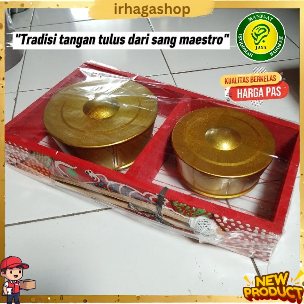 NEW Kenong Gamelan Anak Gamelan Mainan Edukatif Alat Musik Tradisional Isi 2 Mbah Yanto_maestro IRH