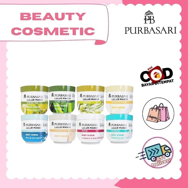 Purbasari Lulur Mandi 100g/200g