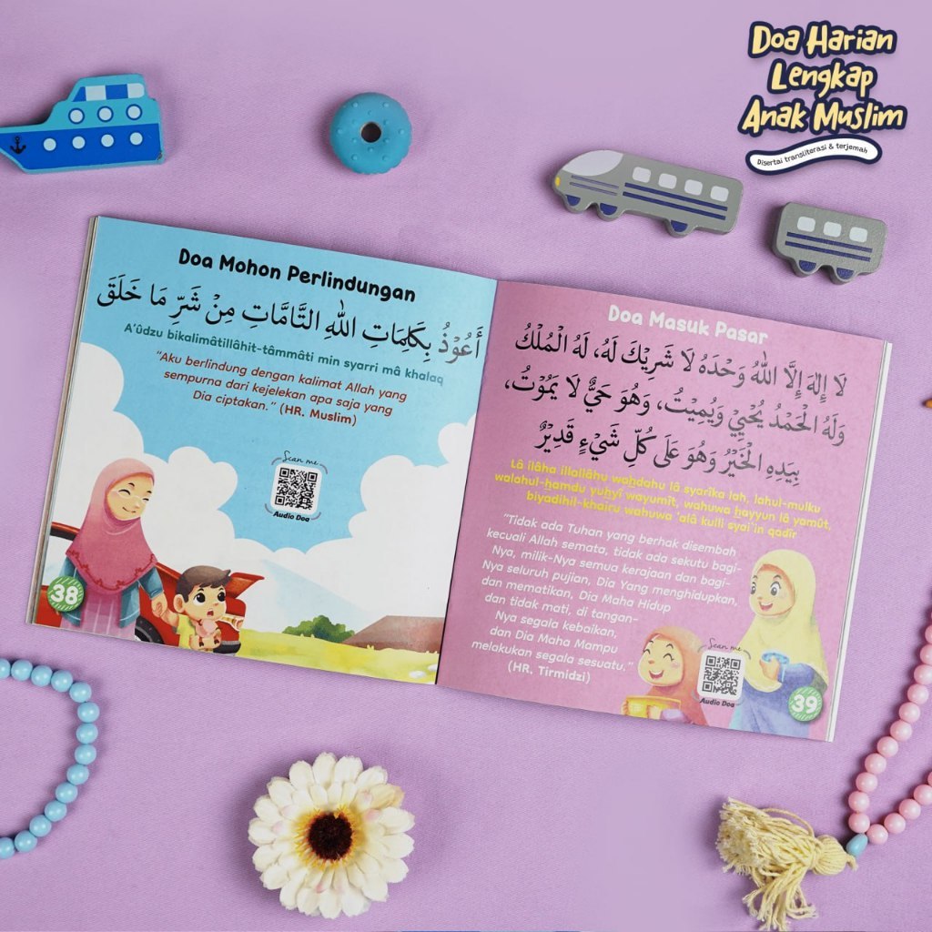 Ziyadbooks - Doa Harian Lengkap Anak Muslim - Buku Belajar Berdoa Keseharian dengan Gambar Menarik