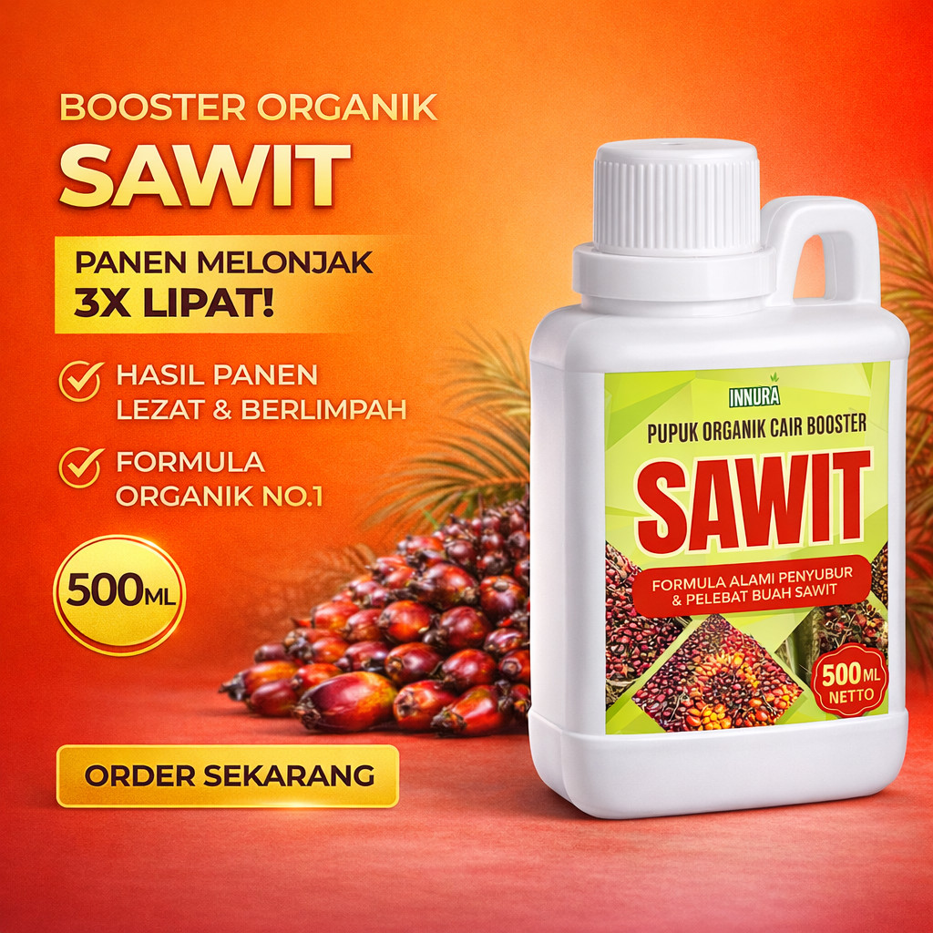BOOSTER SAWIT 500 ML - Pupuk Semi Organik Cair Tanaman Sawit - Pelebat Tanaman Sawit