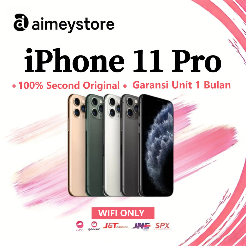 IPhone 11 PRO MAX WIFI ONLY Game/Live 64GB 128GB 256GB Bekas Second Original Mulus Fullset