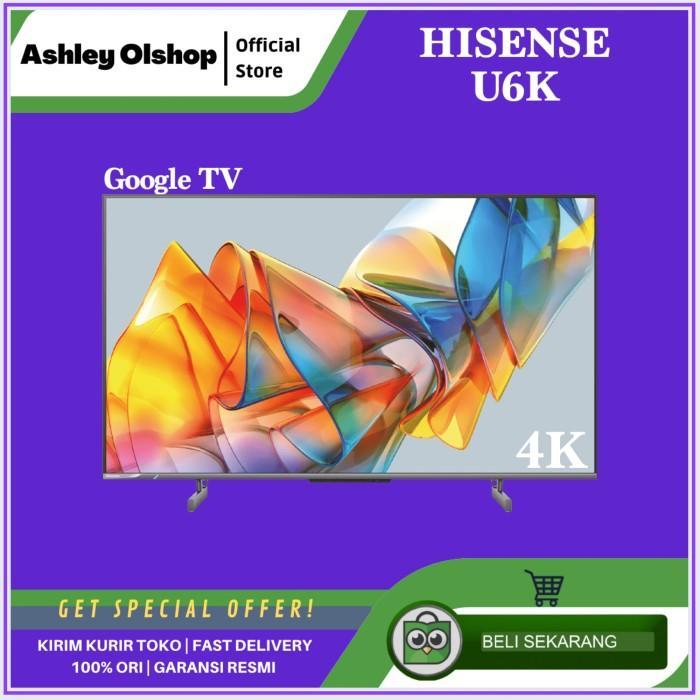 Google TV 50 Inch Hisense 50U6K ULED TV Quantum Dot 50 Hisense U6K 50