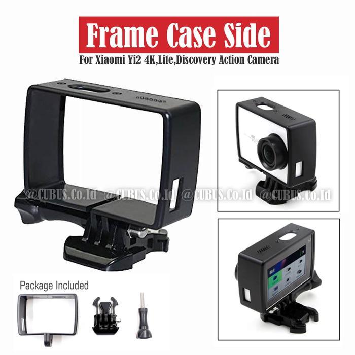 Greymediary Frame Case Side Plastic For Xiaomi Yi2 4K,Yi Lite,Yi 4K+ Action Camera