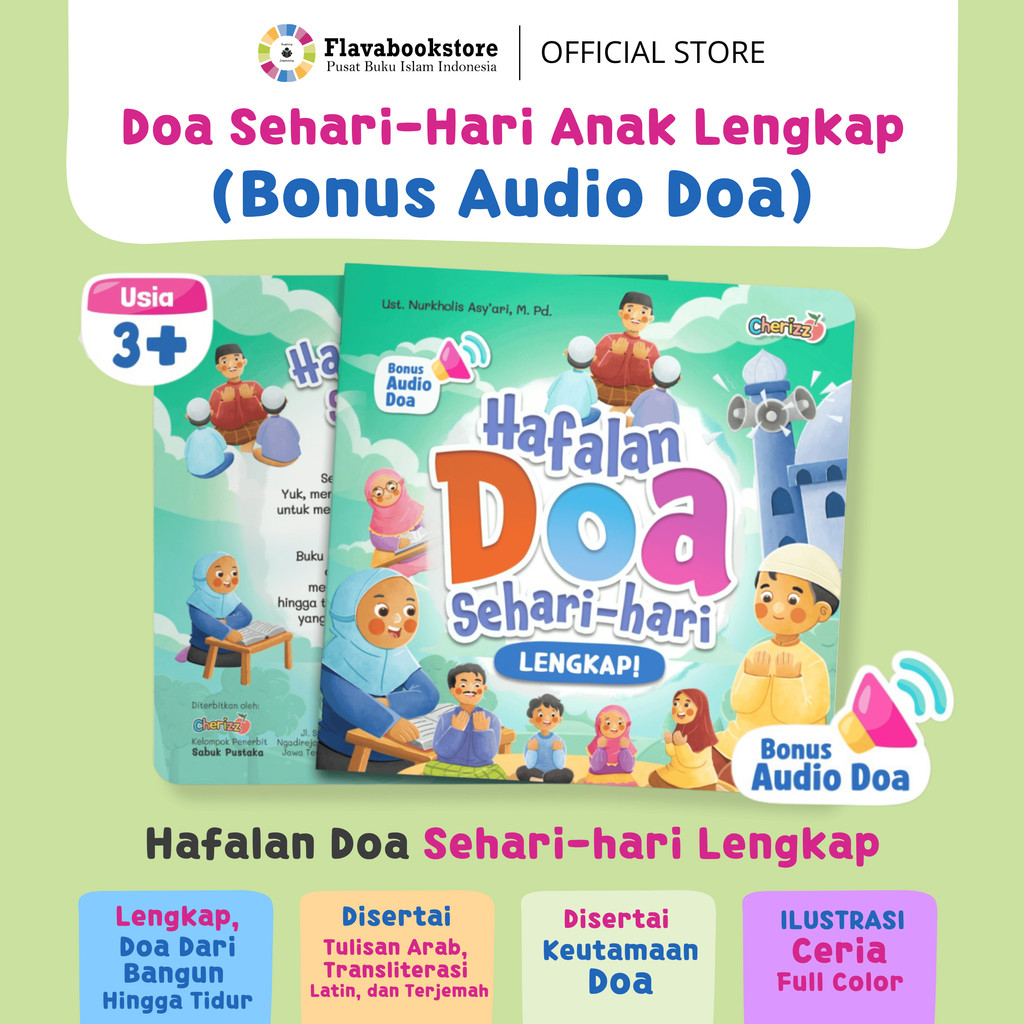 Cherizz - Buku Hafalan Doa Anak Sehari-hari Lengkap - Kumpulan Doa Harian Anak Muslim
