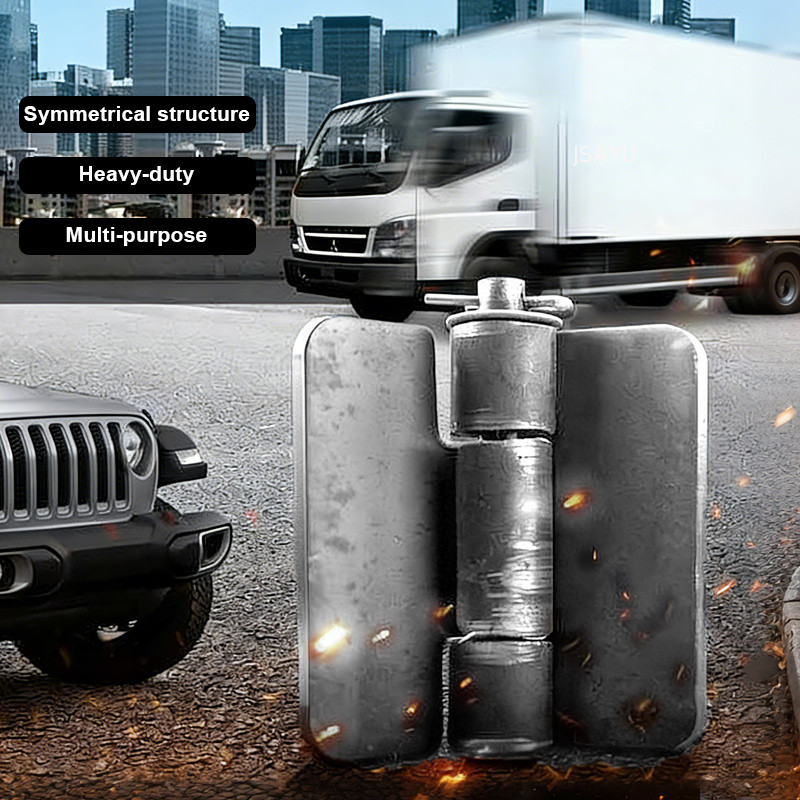 Engsel Las Tugas Berat, Simetris, Tebal, Tempat Sampah Otomotif, Pintu Besi