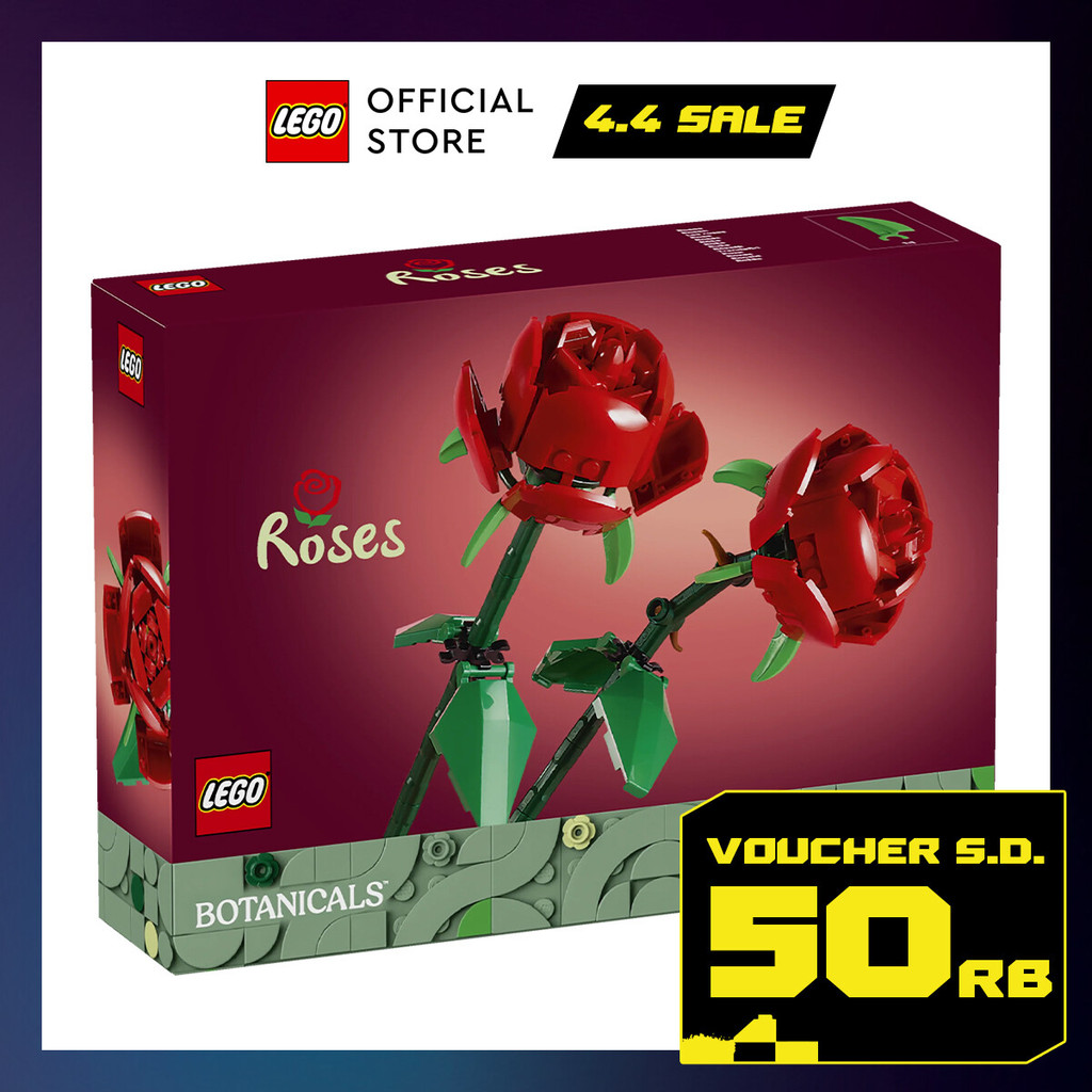 LEGO Botanicals 40460 Roses (120 Pieces), Building Block, Toys, Bricks