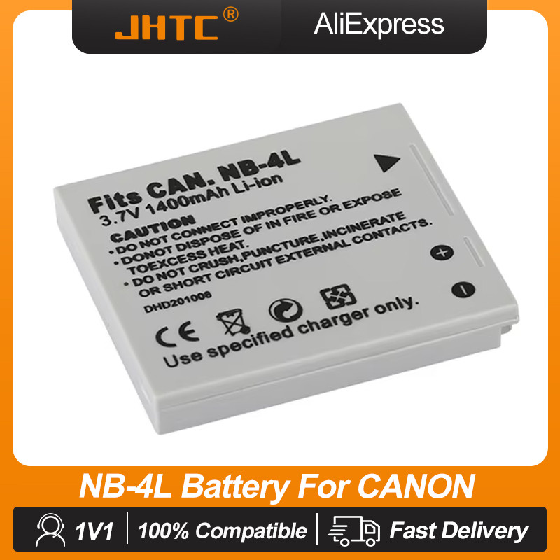NB-4L 4L Battery for Canon IXUS 30 40 50 55 60 65 80 100 I20 110 115 120 130 IS 117 220 225 230 255 