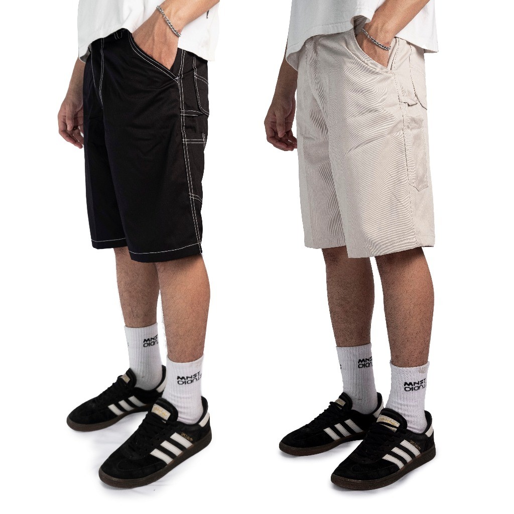 SYAZIAS Mnst Short Carpenter Pants Celana Pendek Parviz