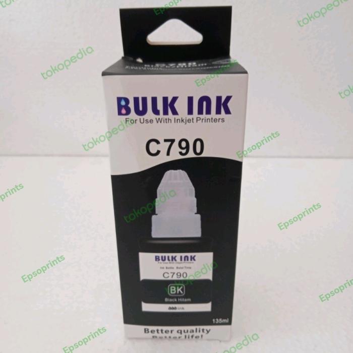 Tinta canon 790 Bulk ink ginal  Tinta Canon G1000 G2000 G3000 G2010 - Hitam