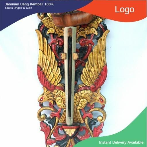 Blawong Tempat keris Dinding Warna Sunggingan ND11