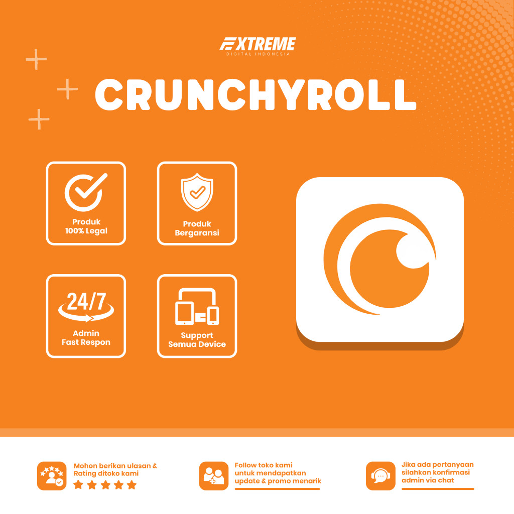 Crunchyroll Mega Fan Premium 1 Bulan - Nonton Anime Streaming