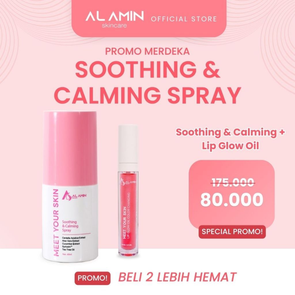Beli 2 Lebih Hemat Produk+Lip Glow Oil Alamin Skincare Pencerah