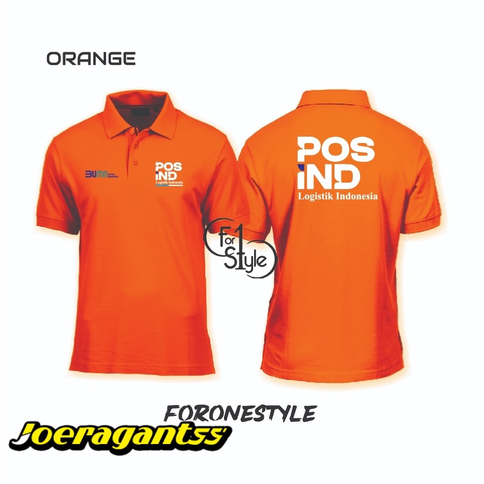 KAOS KERAH POLO POS INDONESIA - POLO POS INDONESIA -  TERBARU