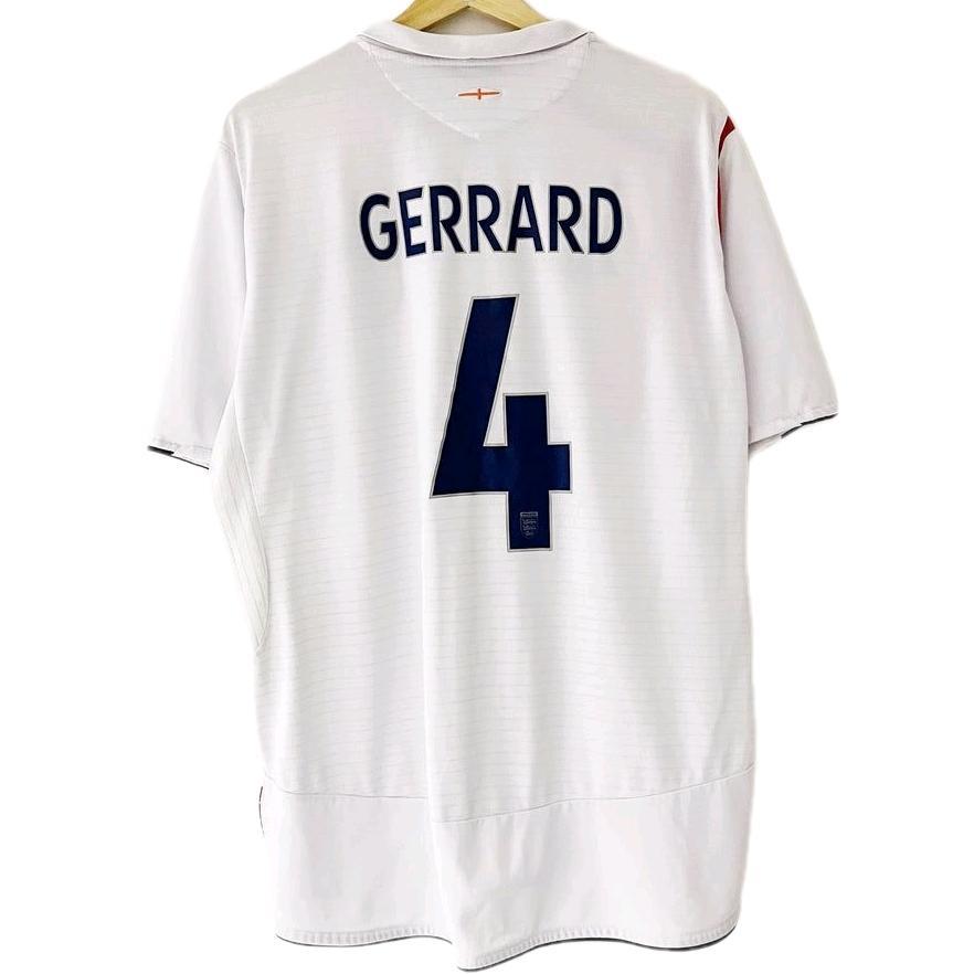 JERSEY BAJU BOLA RETRO INGGRIS HOME 2006 VINTAGE GRADE ORI