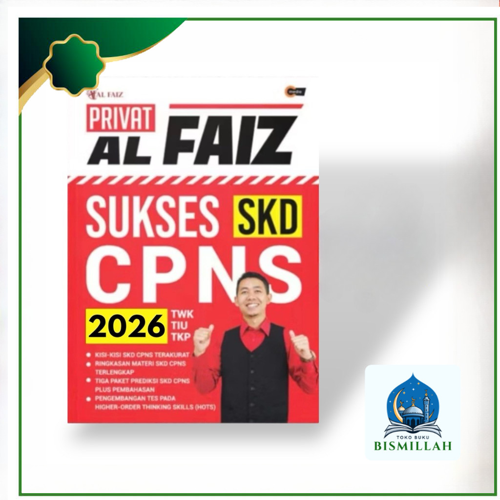 BUKU THE MASTER SANG TUTOR SKD CPNS & KEDINASAN 2024/2025 | AL-FAIZ SUKSES SKD CPNS 2025 | AL-FAIZ S