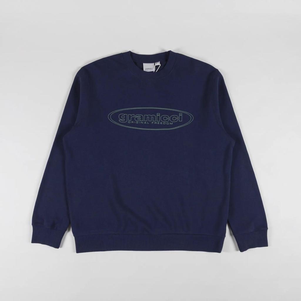 Kaos Sweatshirt Gramicci Original Freedom LS Navy - G4SU-J092-NAVY