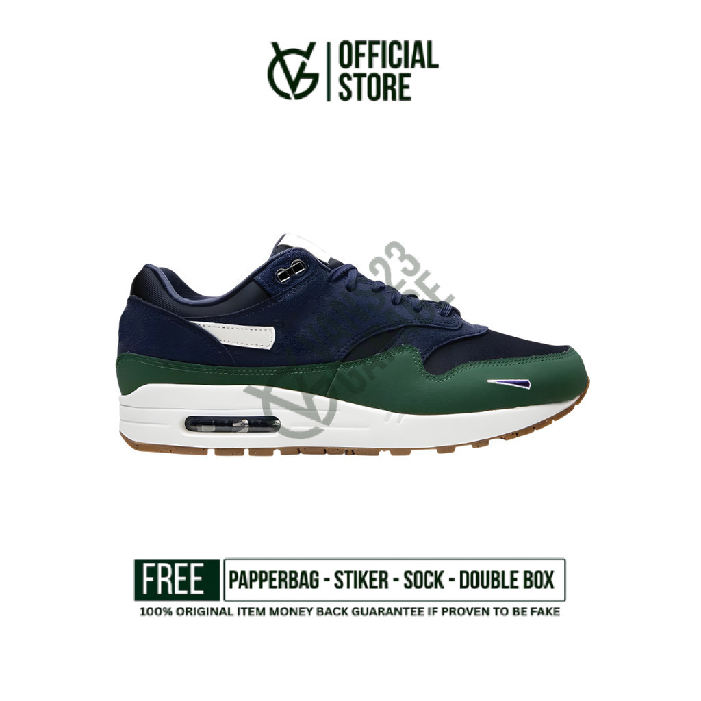 Sepatu Sneakers Nike  Air Max 1 Obsidian Gorge Green Original BNIB Unisex