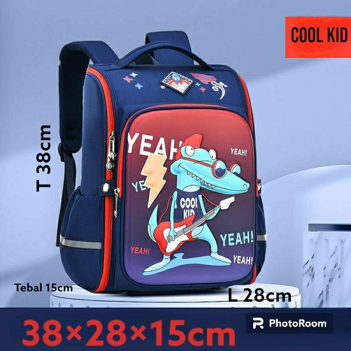 Tas Ransel Anak Tas tabung Tas sekolah anak  ZMBABY - Cool kid