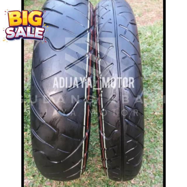 BAN MOTOR SEKEN TUBLES SEPASANG MEREK IRC ROAD WINNER UKURAN 130/70-17  100/80-17.    BAN MOTOR DTAC