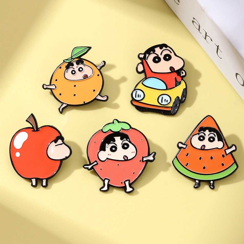 Bros Shinchan Pin Baju Bros Tas Kartun Shinchan
