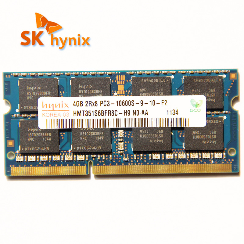 hynix DDR3 4GB 8GB 1333mhz RAM 2Rx8 PC3  10600S Laptop Memory SOMM 15V Mini PC