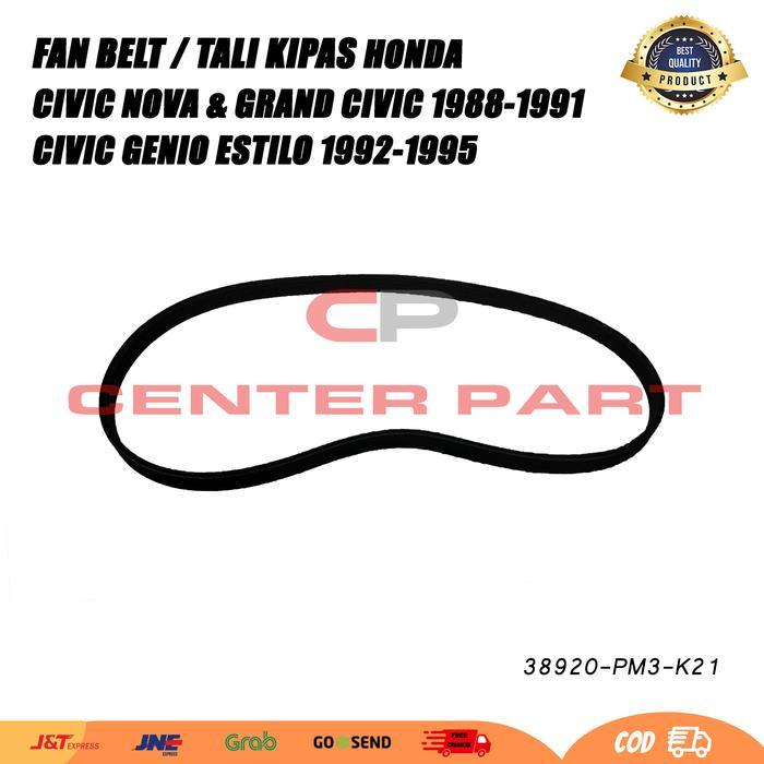 fanbelt fan belt belting civic genio estio 1992 1993 1994 1995 Juara Kualitas