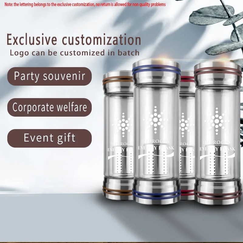 400ml Alkaline Water Bottle(Increase the PH to the 72 to 95 Energy Bottle Flask Hydrogenrich energy 