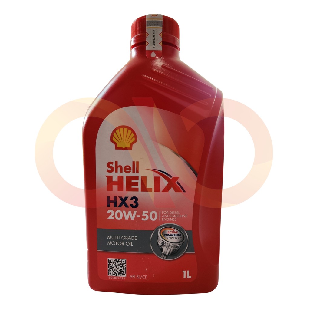 Shell | Oli Mobil Helix HX3 20W-50 1 Ltr || mesin diesel bensin jamin ori