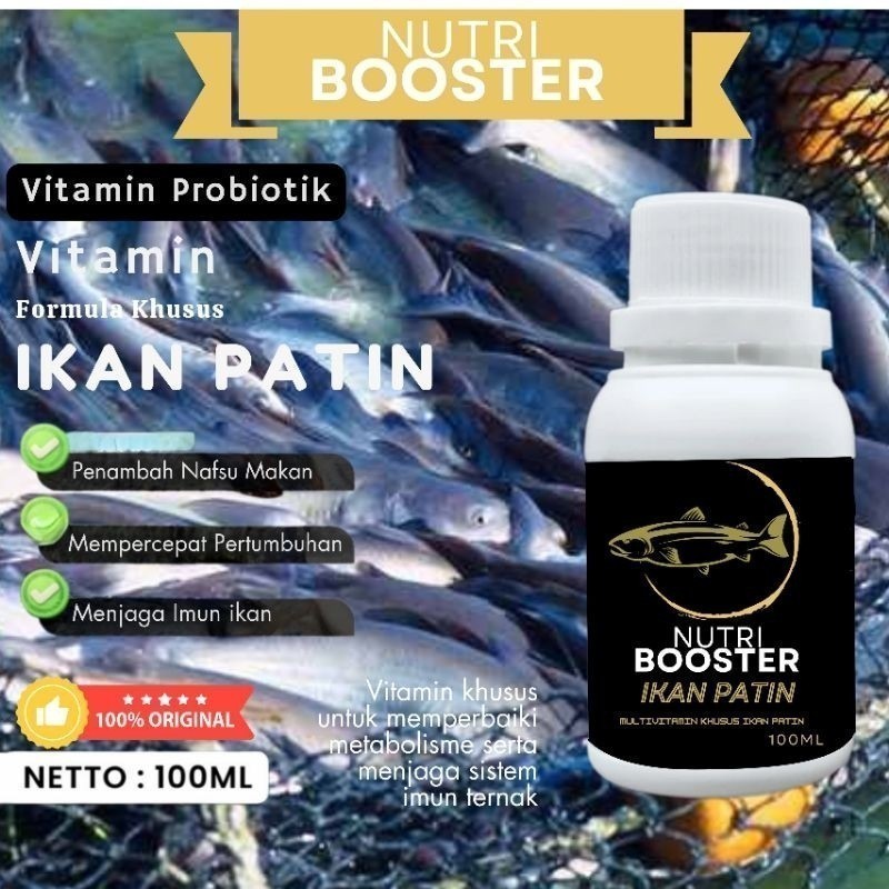 Fitri Olshop - Suplemen Ikan Patin / Nutrisi Penggemuk Ikan Patin / Booster Pertumbuhan Ikan Patin 1