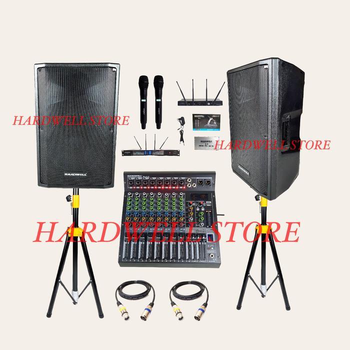 Paket Sound System Outdoor / Paket Karaoke Hardwell Original 15 Inch
