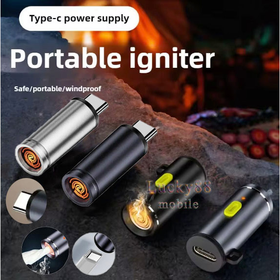 Portable Mini Type C Lighter USB C Igniter Without Battery Electric Lighter for Easy Ignitions in An