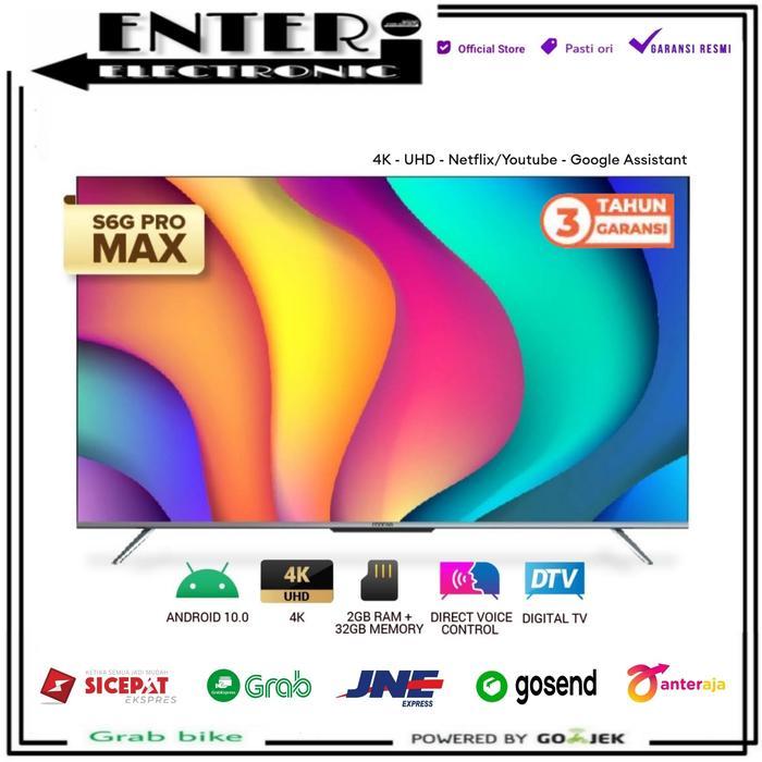 PROMO GASPOLL COOCAA TV LED ANDROID TV 4K UHD 50 55 INCH COOCAA 50S6G 55S6G PRO MAX - 65" S6G PRO MA