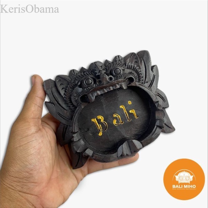 Asbak Barong Bali - Asbak Ukir Bali - Asbak Kayu - Asbak Kayu - murah ZS12