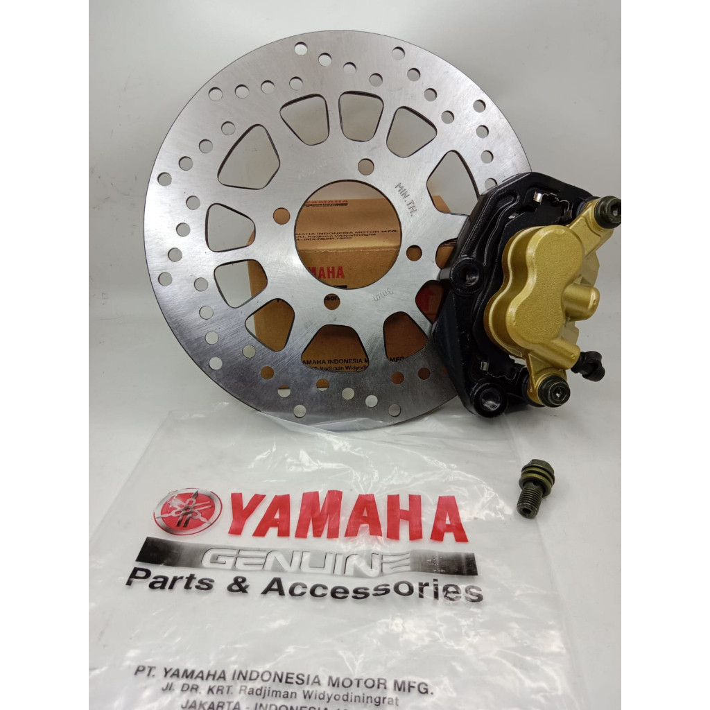 PAKET KALIPER PALA BABI PLUS PIRINGAN CAKRAM DEPAN JUPITER Z, FIZR, VEGA R LAMA SUNSTAR ORIGINAL