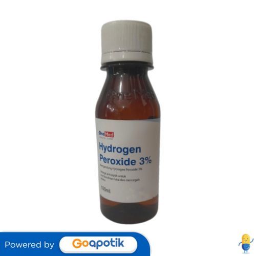 Onemed Hydrogen Peroxide 3% Botol 100 Ml