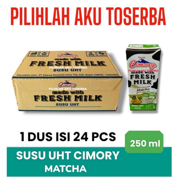 Susu CIMORY MATCHA 250 ml - (HARGA 1 DUS ISI 24)