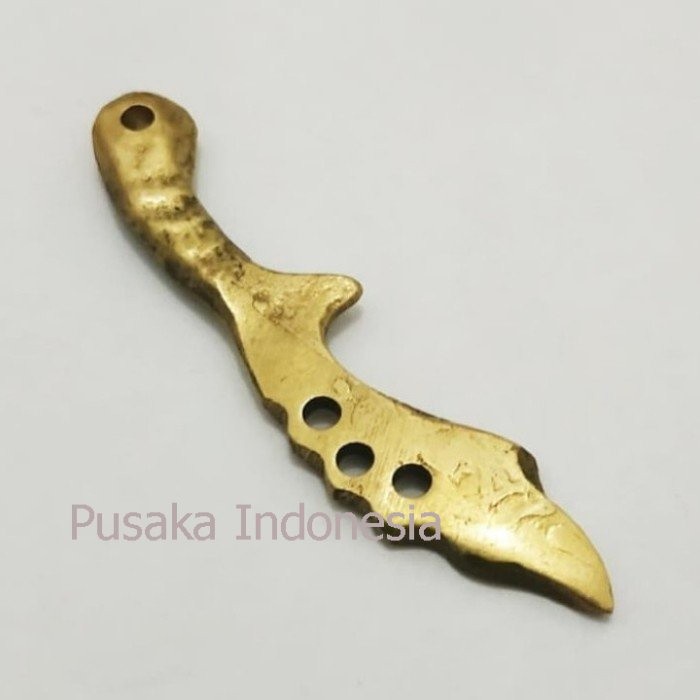 Liontin Bandul Kalung Unik Bentuk Kujang Bahan terbuat dari kuningan Dijamin Paling Murah Seindonesi