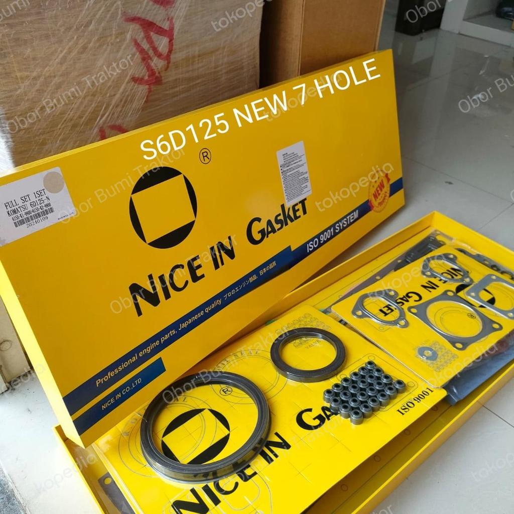 GASKET KIT 6154-K1-9900 6154-K2-9900 S6D125E SAA6D125E KOMATSU