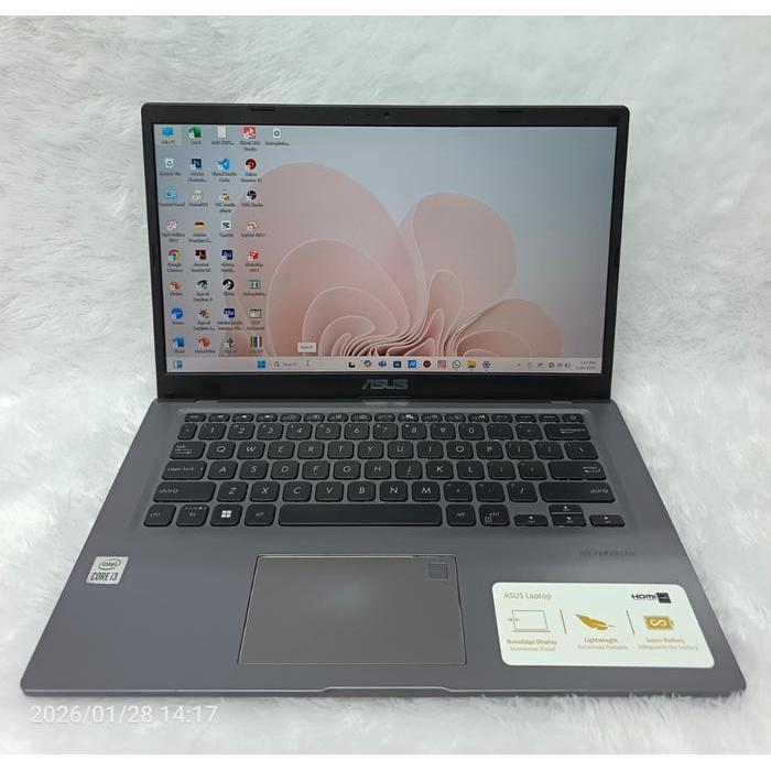 LAPTOP ASUS A416 CORE I3 GEN 10 RAM 4 GB SSD 256 GB MULUS SIAP PAKAI