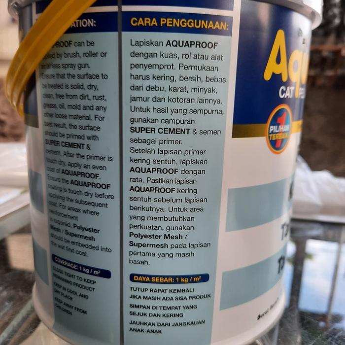 Aquaproof Cat pelapis anti bocor 5kg (Warna)