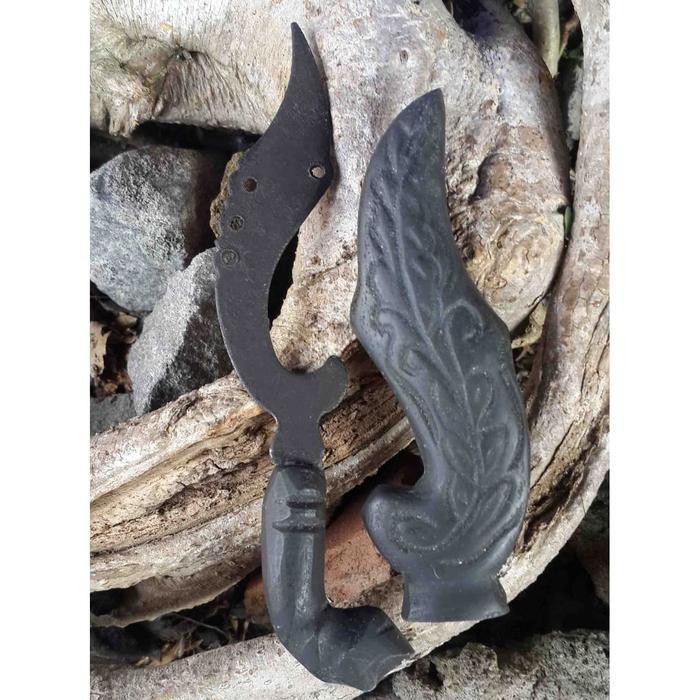 Kujang Mini Warna Hitam Antik Unik Murah ng4