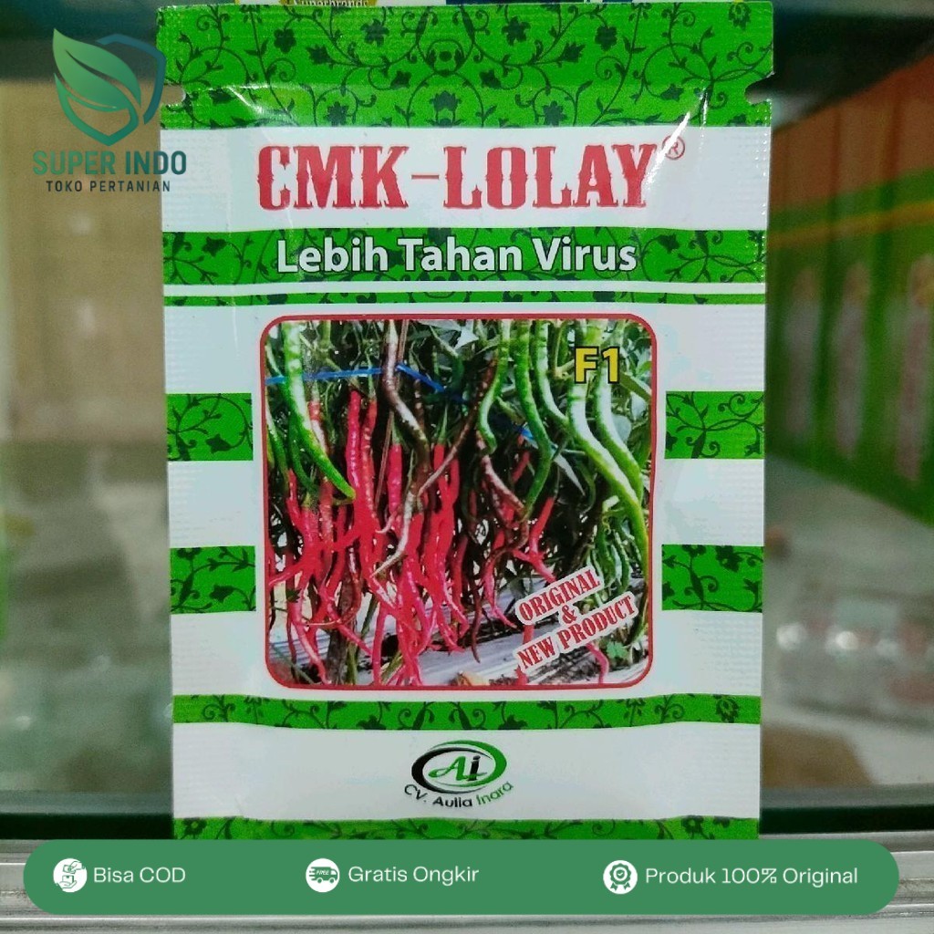 Benih Cabai Lolay 10gr CMK Original Tahan Virus