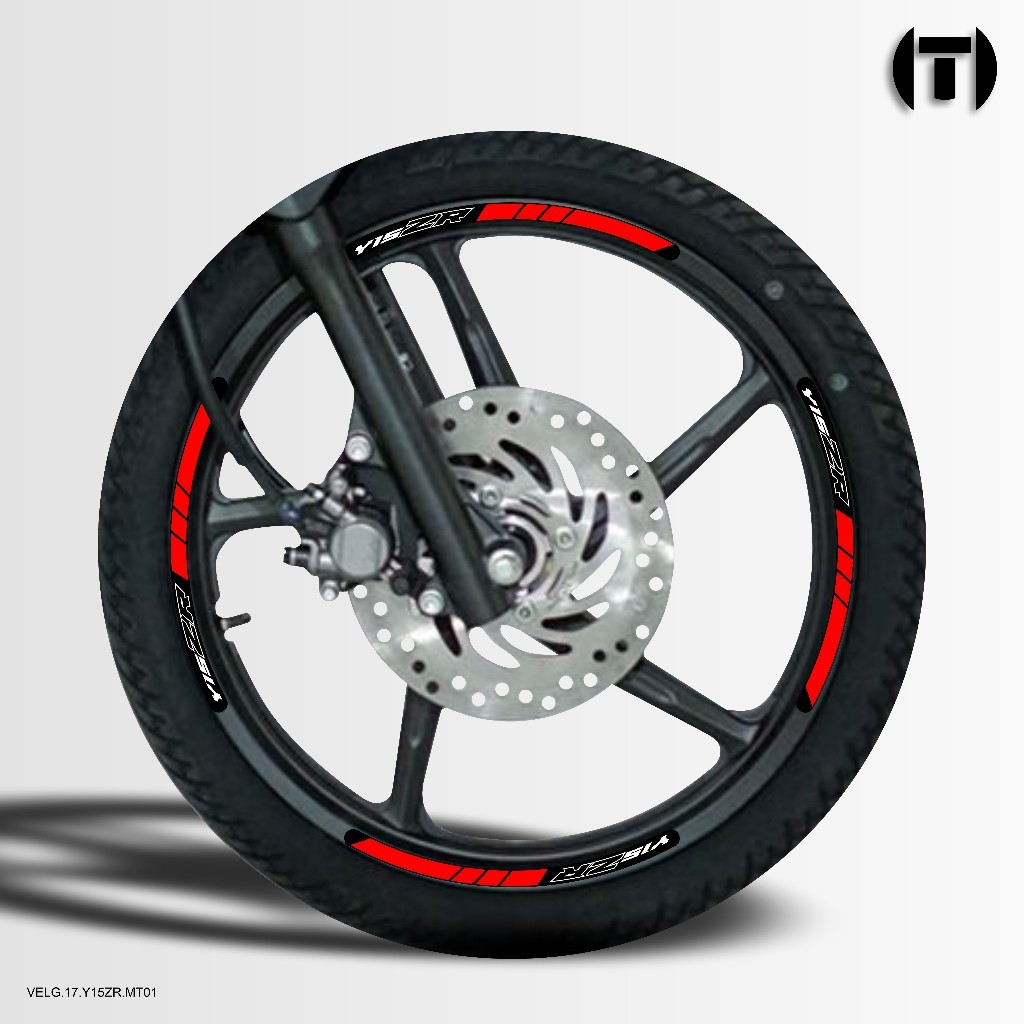 STICKER VARIASI VELG MOTOR SEMUA TYPE RING 17 INCH Y15 ZR VELG.17.Y15ZR.MT01