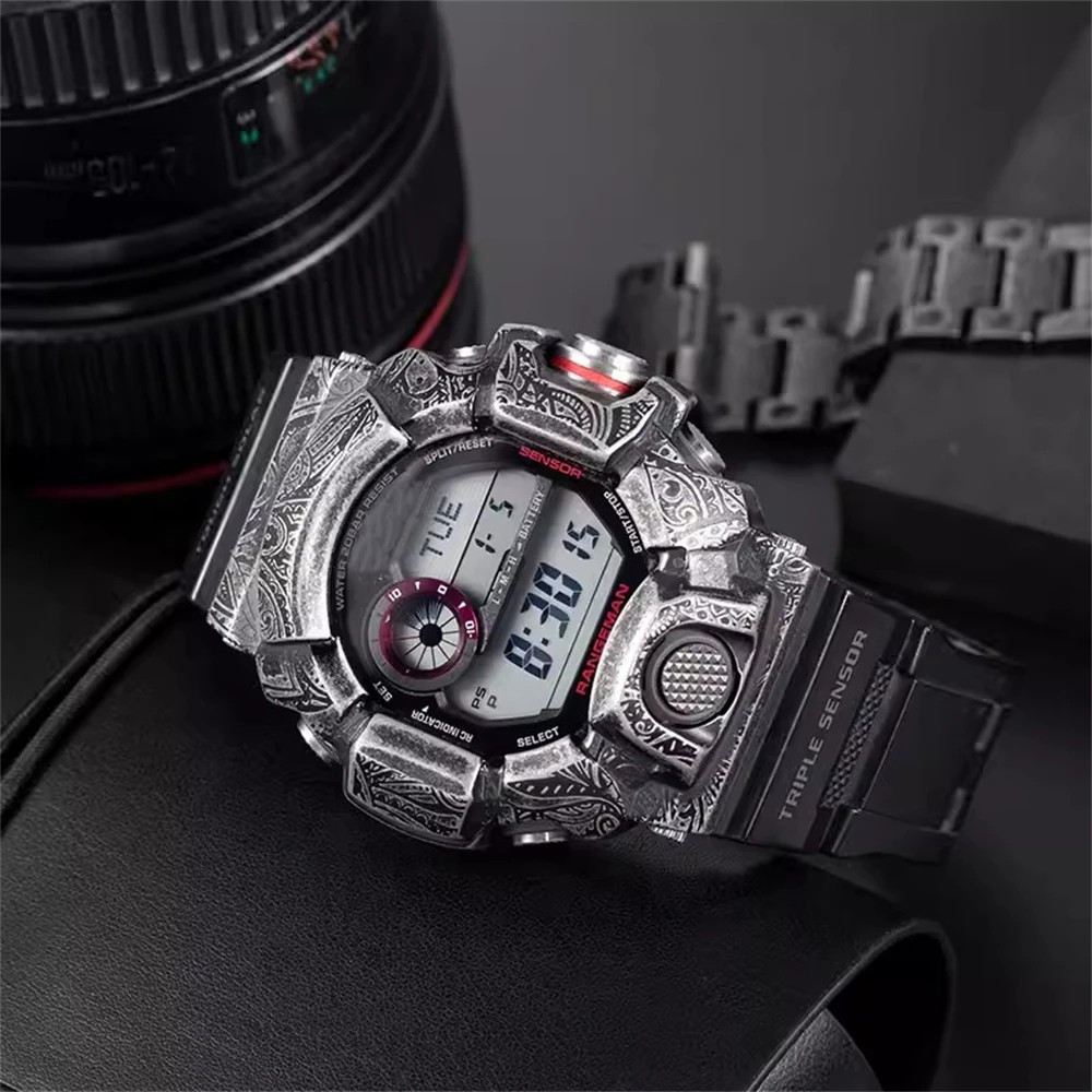 Metal Watband With Wat Case For Casio G-shock GW-9400 GW9400 Men's Bracelet Stainless Steel Wat Beze