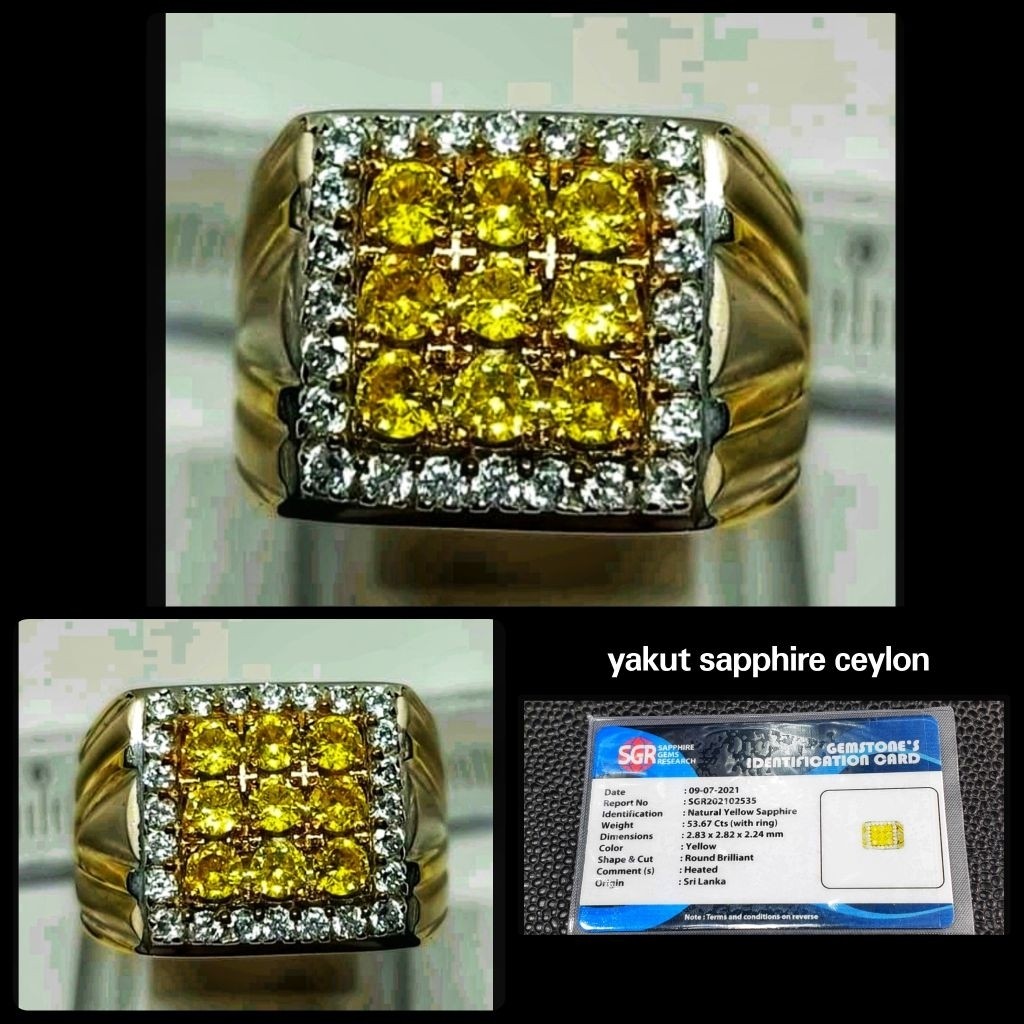 ASLI PERMATA YAKUT SAPPHIRE SRILANKA CEYLON